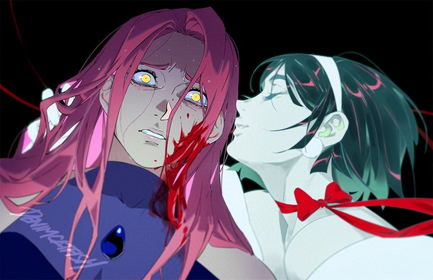sua and mizi (alien stage) drawn by denimcatfish
