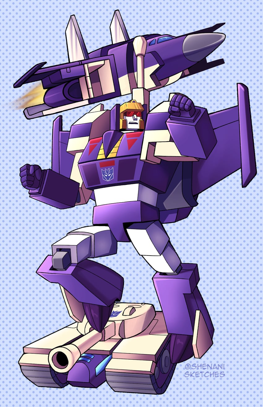 blitzwing (transformers and 1 more) drawn by shenani