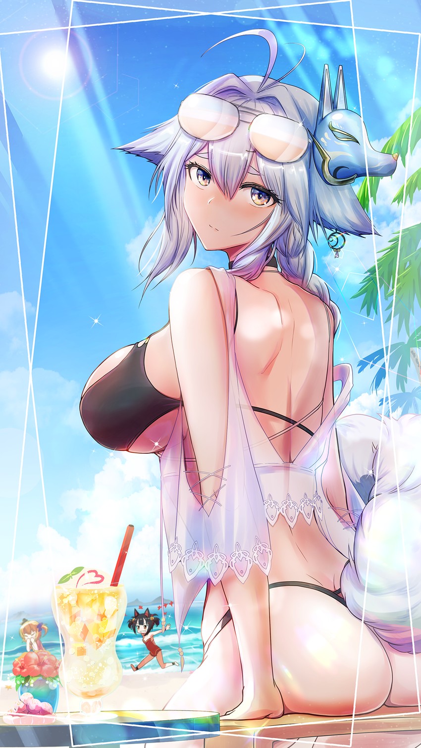 akagi-chan, tosa, and little renown (azur lane) drawn by ru-ne