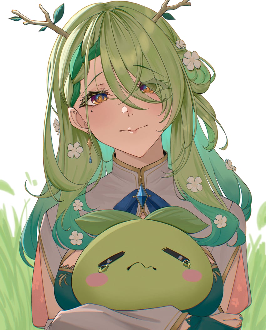 ceres fauna and sapling (hololive and 1 more) drawn by eipanguino