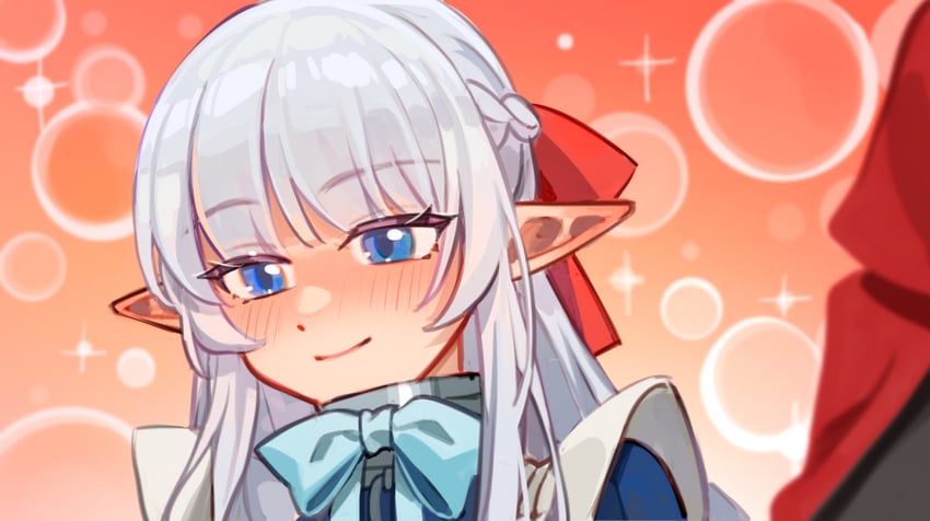 nephelia and zagan (maou no ore ga dorei elf wo yome ni shitanda ga dou medereba ii?) drawn by mel_mei