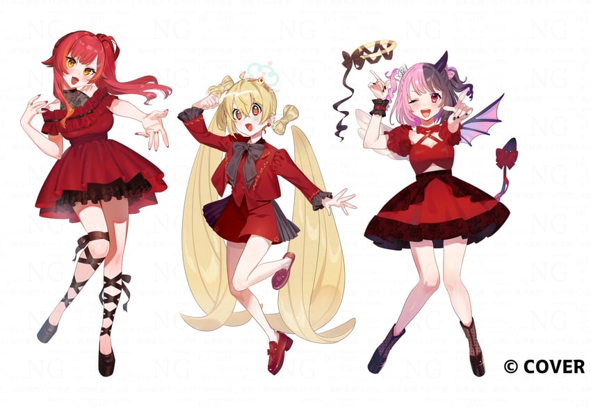 nekota tsuna, amaki pururu, and tooko (vspo! and 1 more) drawn by yokujitsu