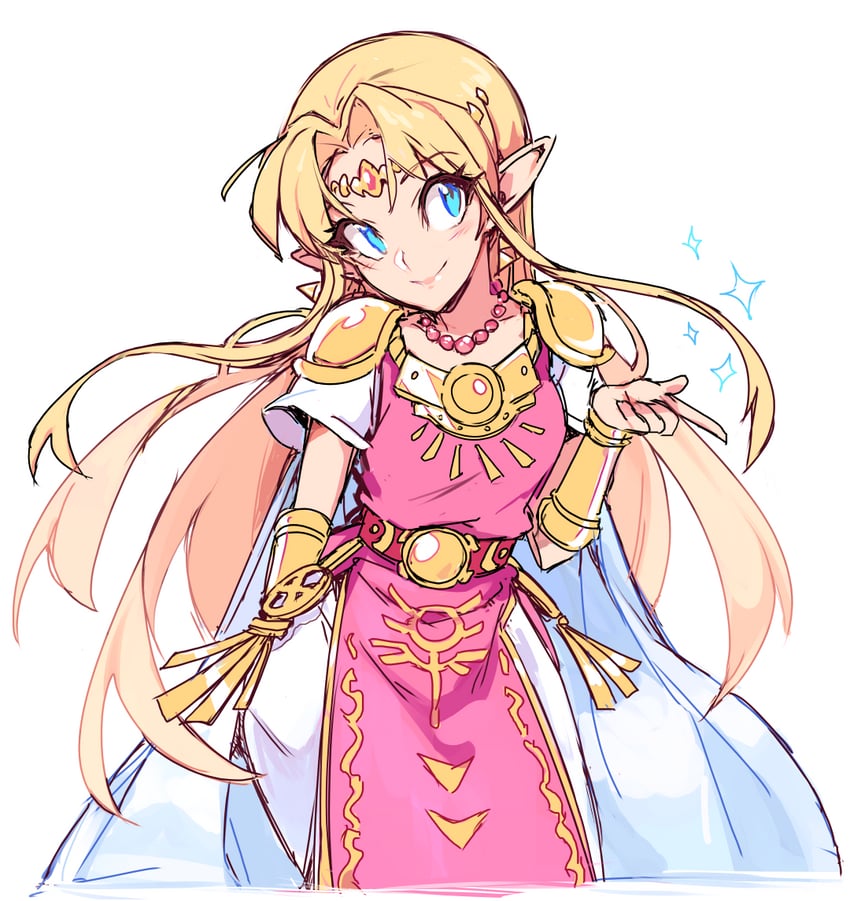 princess zelda (the legend of zelda and 2 more) drawn by almightychiru