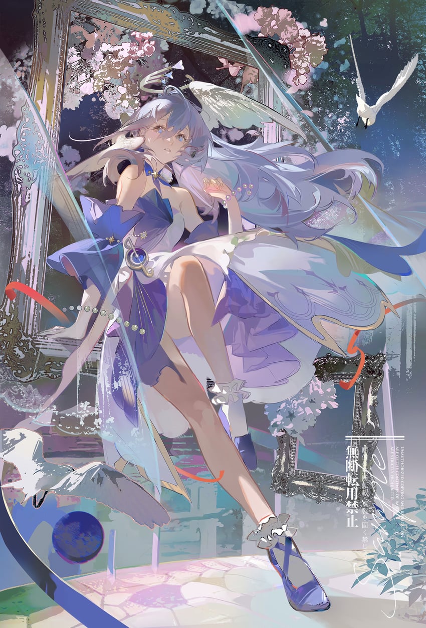 robin (honkai and 1 more) drawn by friday_xiao_xingxing