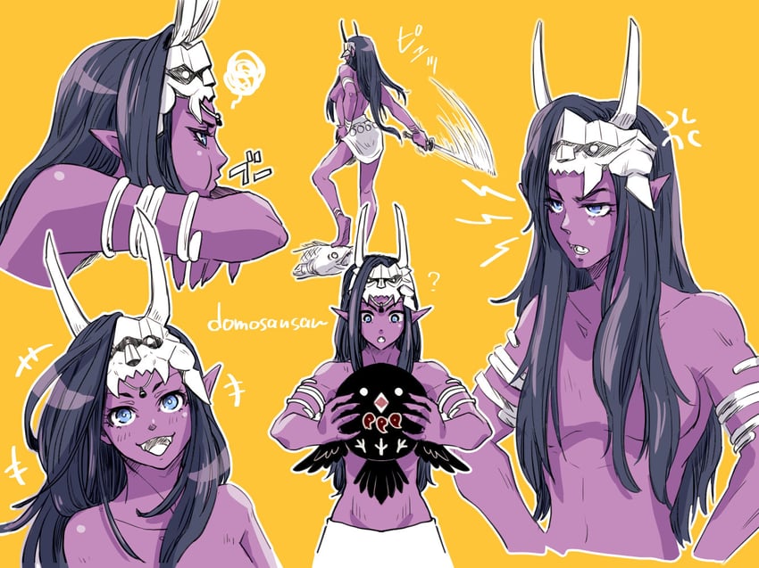 yaksini and yatagarasu (shin megami tensei) drawn by shinabita_nasubi