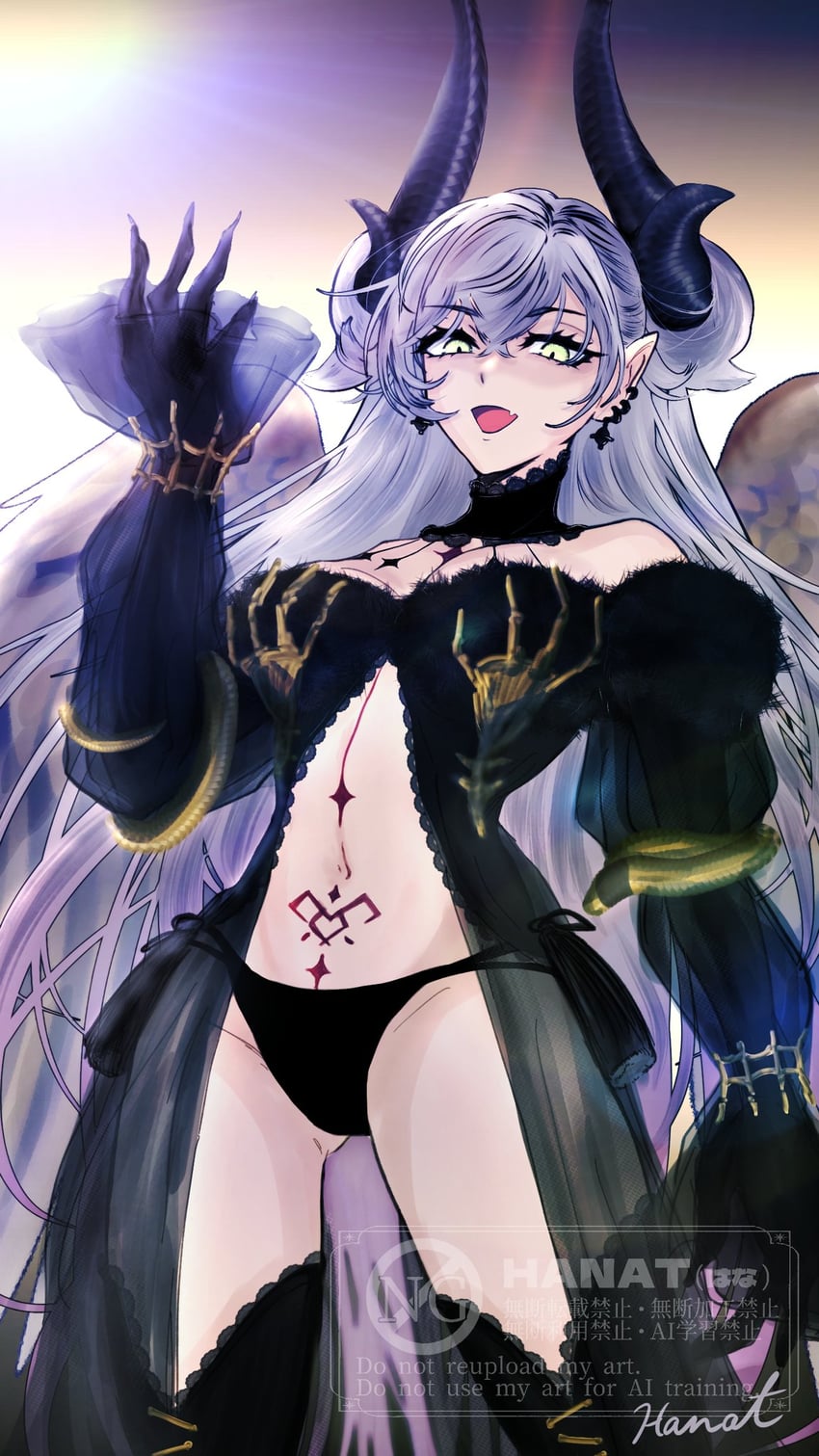 lilith (fate and 1 more) drawn by hanatto_san