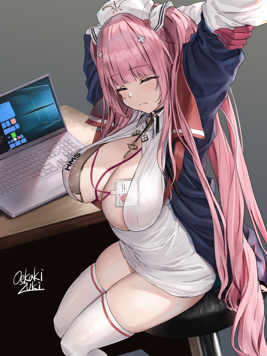 perseus (azur lane and 2 more) drawn by oekakizuki