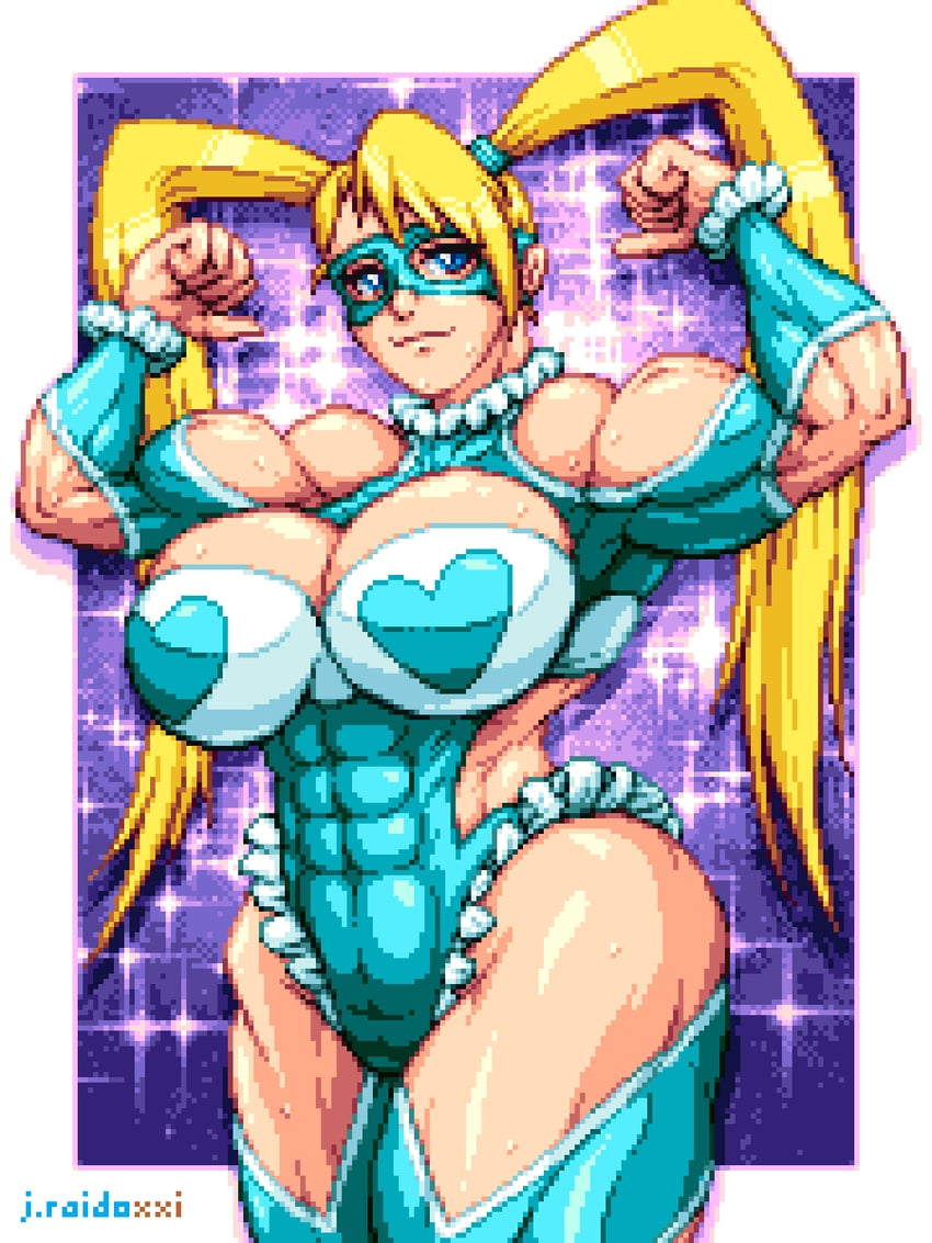 rainbow mika (street fighter) drawn by j.raido