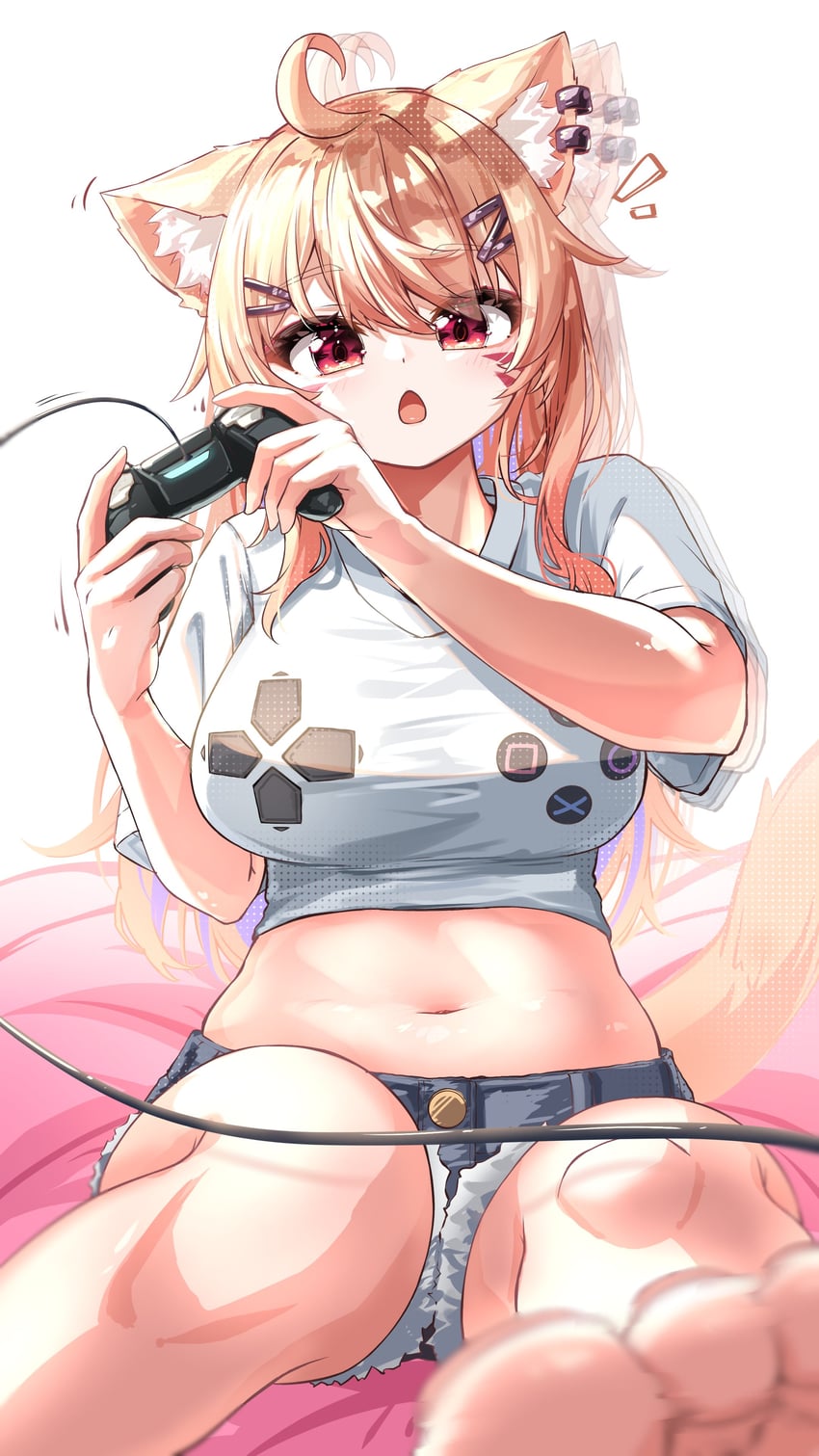 shyrei faolan (indie virtual youtuber) drawn by u_da_desu