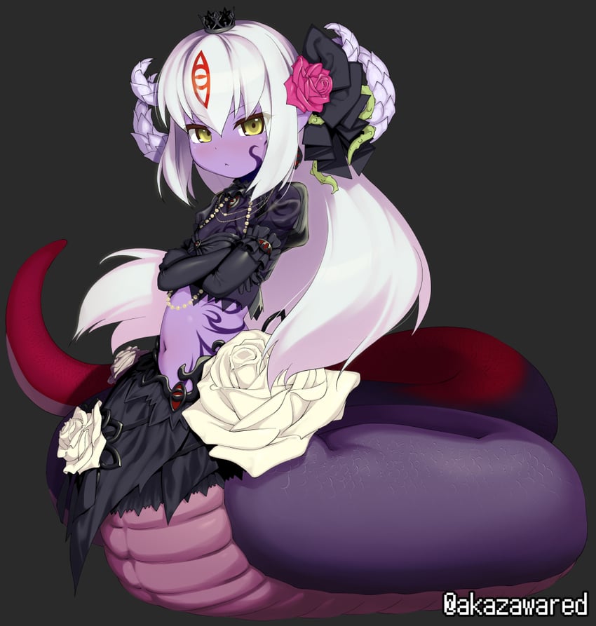 alipheese fateburn i (mon-musu quest! and 1 more) drawn by akazawa_red