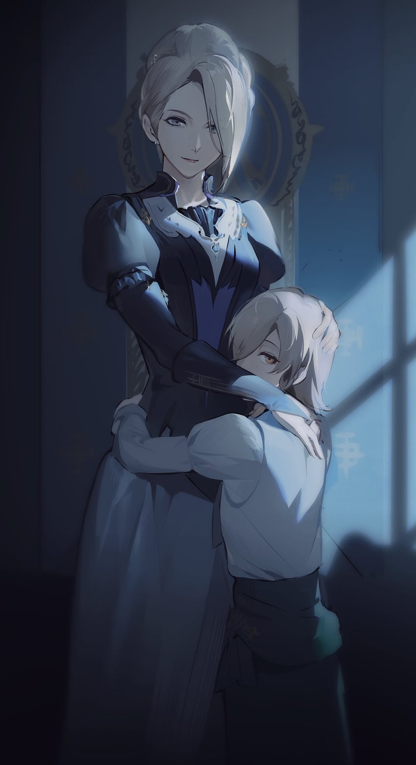 anabella rosfield and olivier lesage (final fantasy and 1 more) drawn by arashiko_falcom