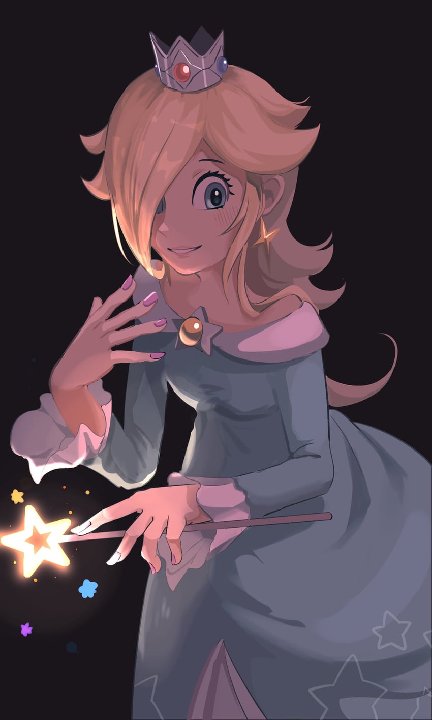 mario and rosalina (mario and 1 more) drawn by hiyashimeso