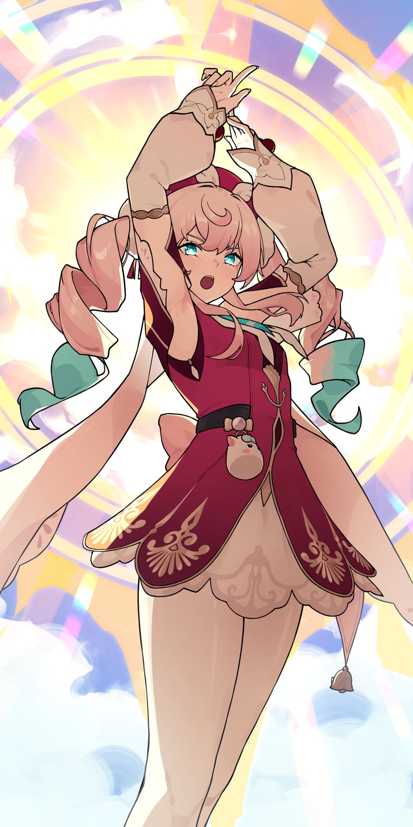 hyacine (honkai and 1 more) drawn by honey_boba