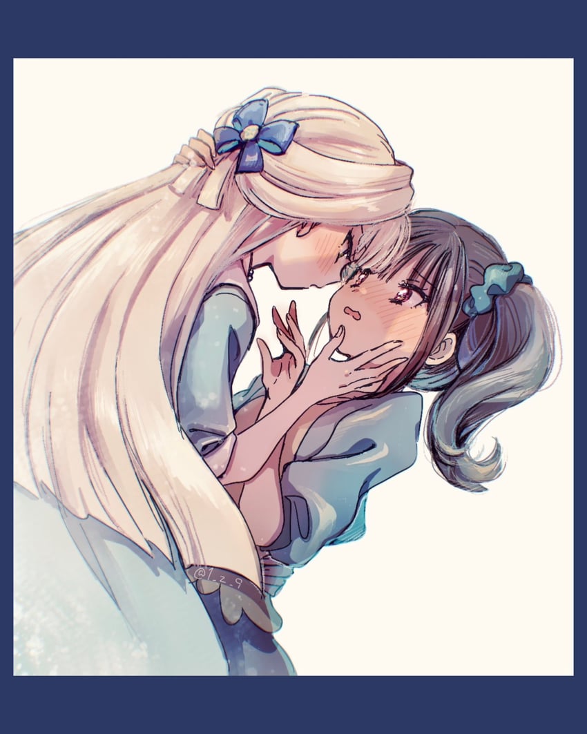 nekoyashiki yuki and nekoyashiki mayu (precure and 1 more) drawn by 1_z_9