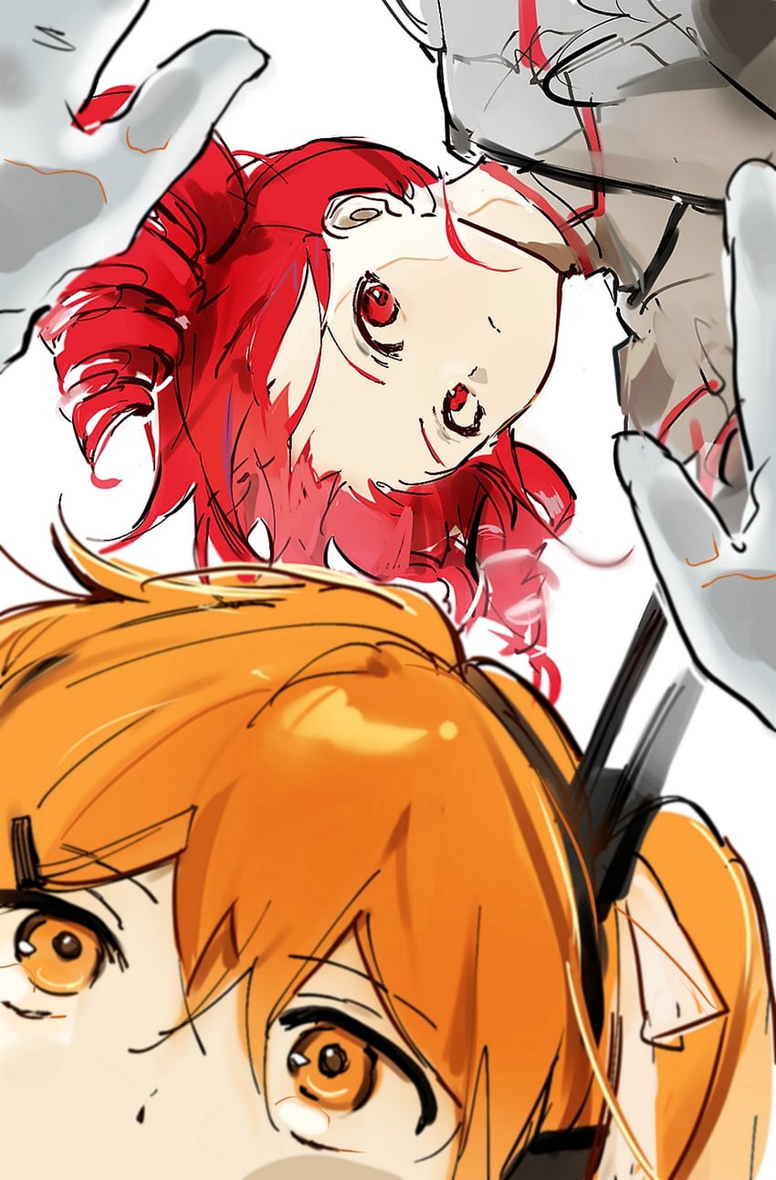kasane teto and adachi rei (utau and 2 more) drawn by munjiduck