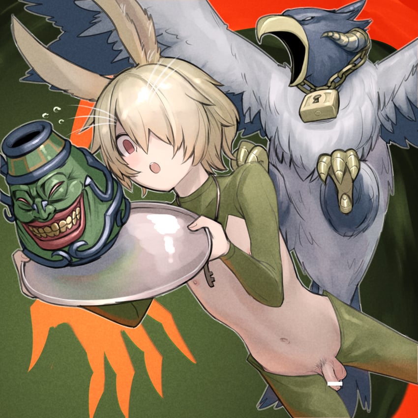 pot of greed and droll&lock bird (yu-gi-oh!) drawn by miyako_(naotsugu)