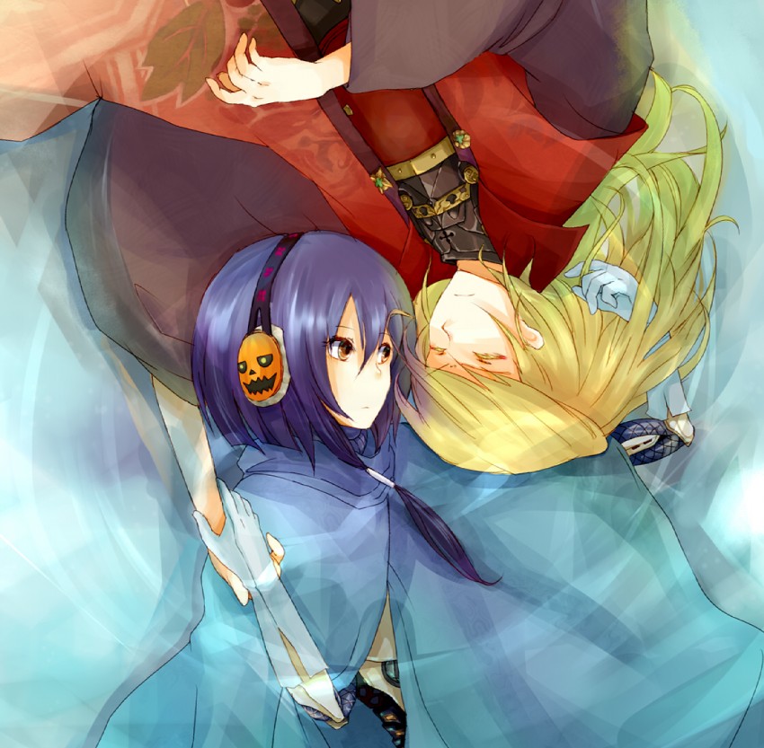 pyro jack, olympia, and kujura (sekaiju no meikyuu and 2 more) drawn by bluetenbin