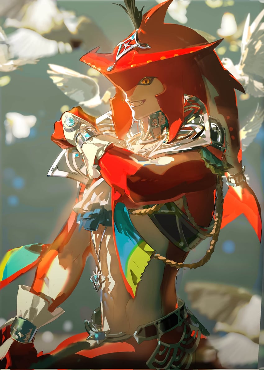 sidon (the legend of zelda and 2 more) drawn by redum4