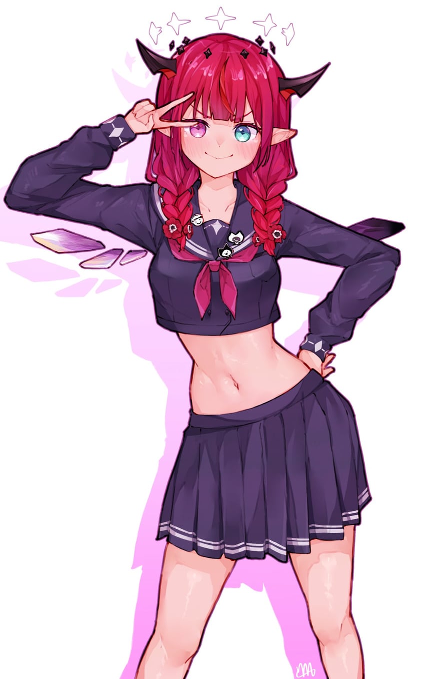 irys (hololive and 1 more) drawn by ma_draws