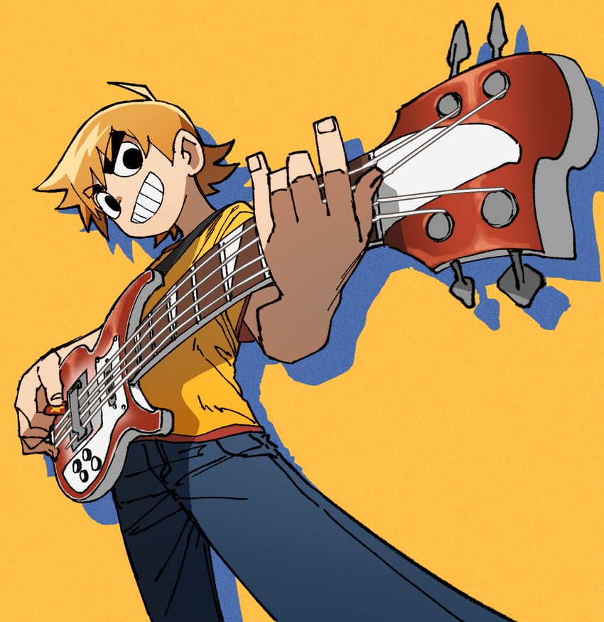 scott pilgrim (scott pilgrim and 1 more) drawn by jeongchebulmyeongingan