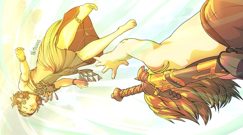 princess zelda (the legend of zelda and 1 more) drawn by madras_(anothermadras)