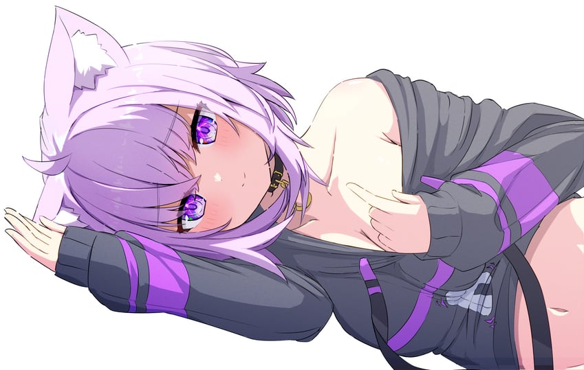 nekomata okayu (hololive) drawn by tarakore_sauce
