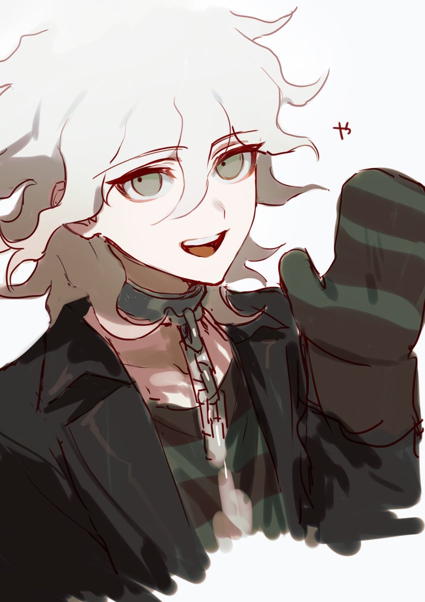 komaeda nagito and servant (danganronpa and 1 more) drawn by fug_uai