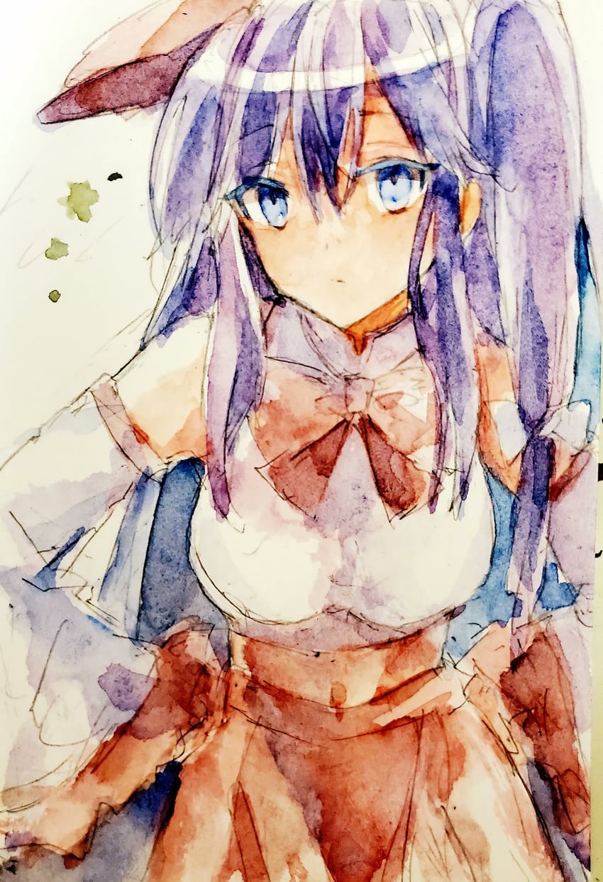 label girl (touhou and 1 more) drawn by kamu_kotan