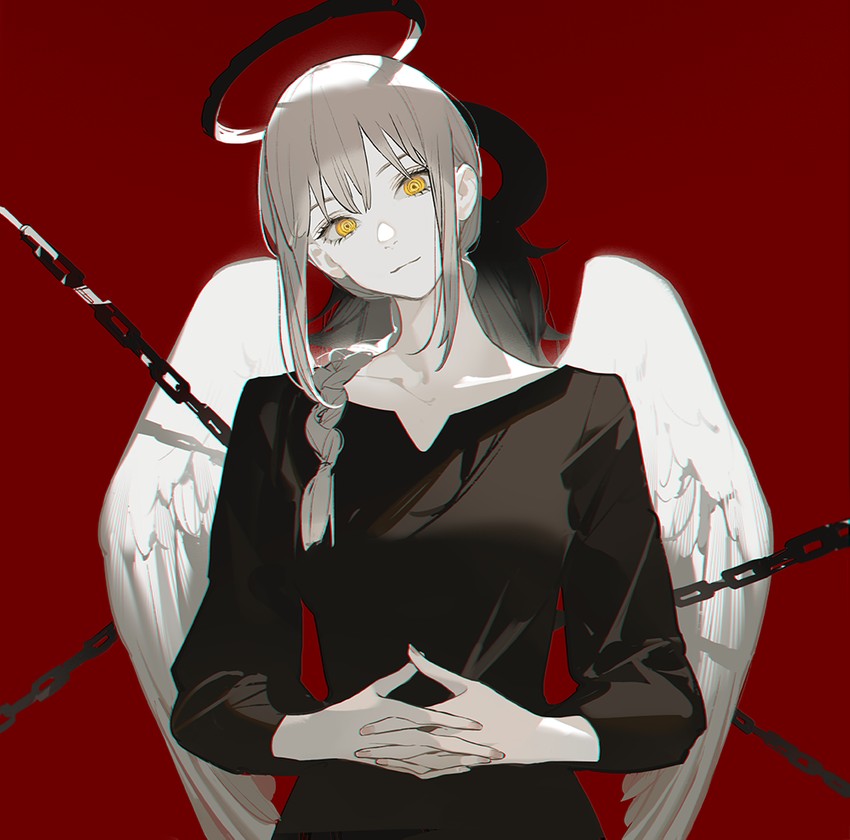 makima and angel devil (chainsaw man) drawn by ask_(askzy)
