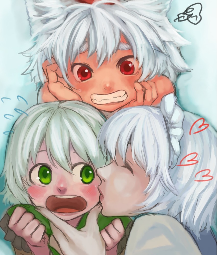 izayoi sakuya, komeiji koishi, and inubashiri momiji (touhou) drawn by bukimi_isan