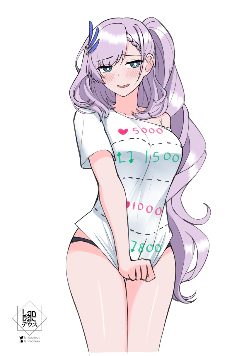 pavolia reine (hololive and 1 more) drawn by landacdeus