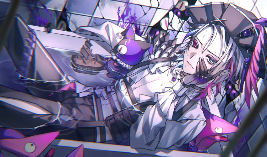 gavis bettel, phantom, and bettelion (holostars and 1 more) drawn by yu_yu_(yuyuuuu99550771)