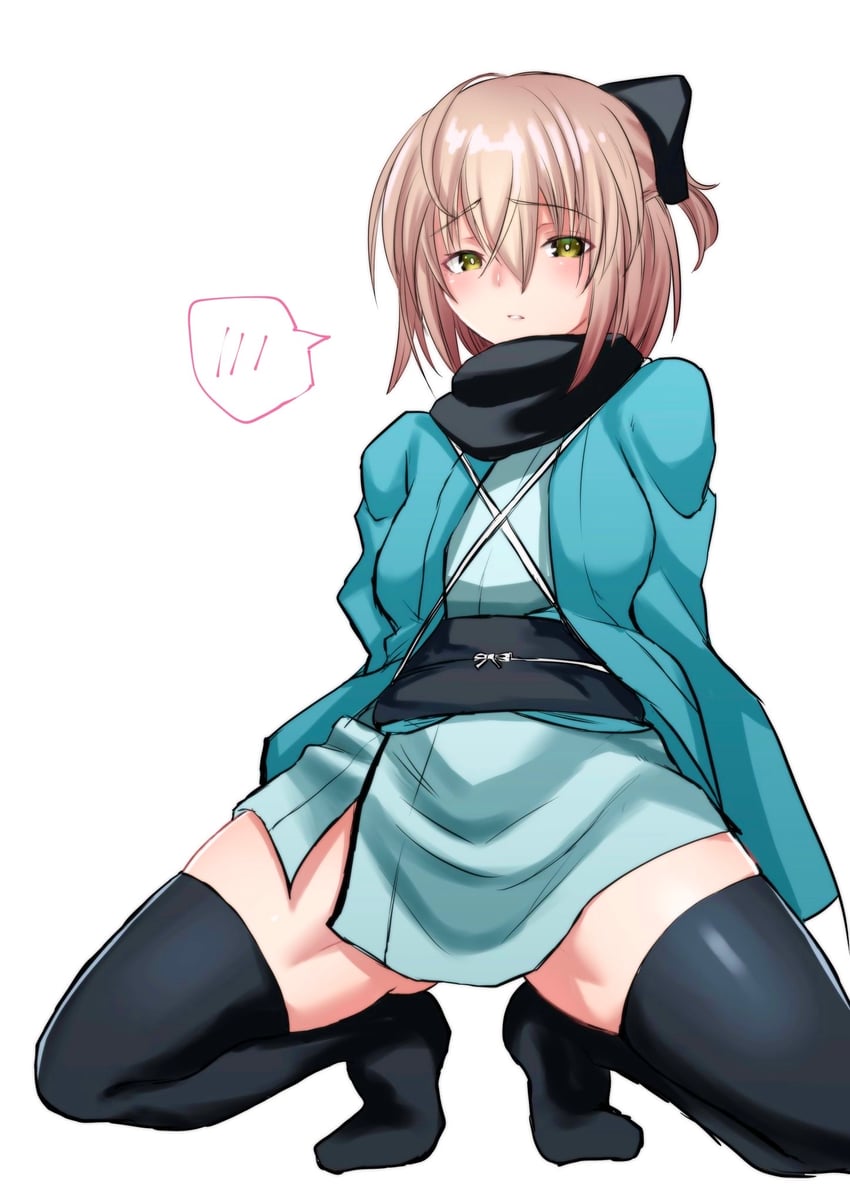 okita souji (fate and 1 more) drawn by reon_(dainagon_azuki)
