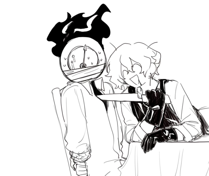 sinclair and dante (project moon and 2 more) drawn by fuku0275