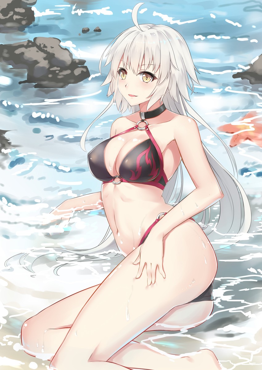 jeanne d'arc alter (fate and 1 more) drawn by xiao_bing_qiaokeli