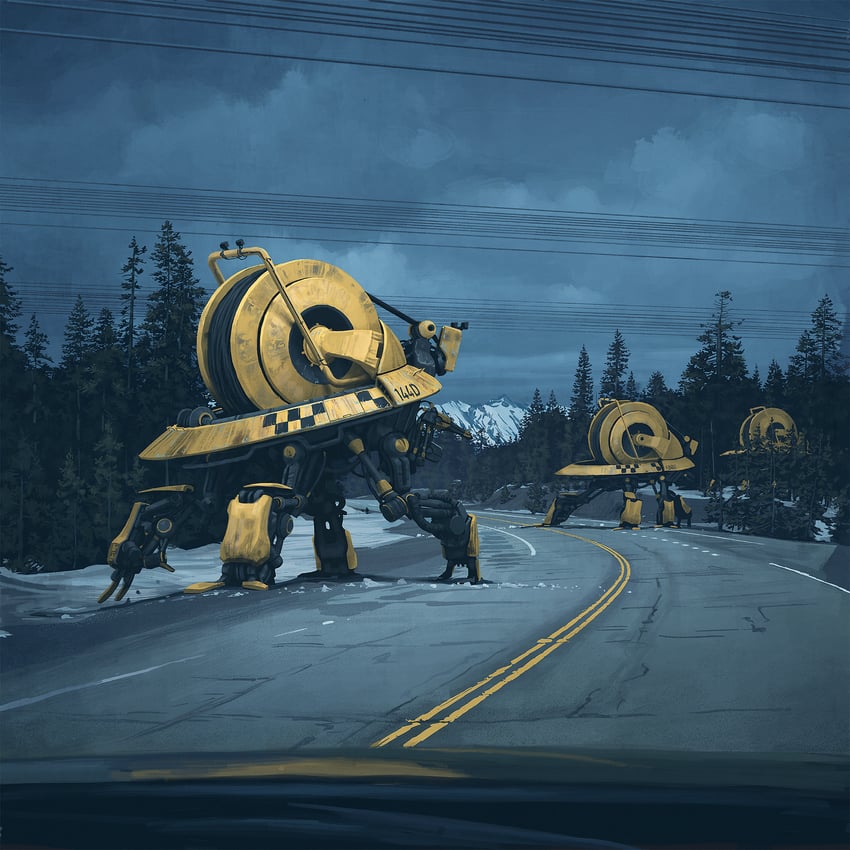 the electric state drawn by simon_stalenhag