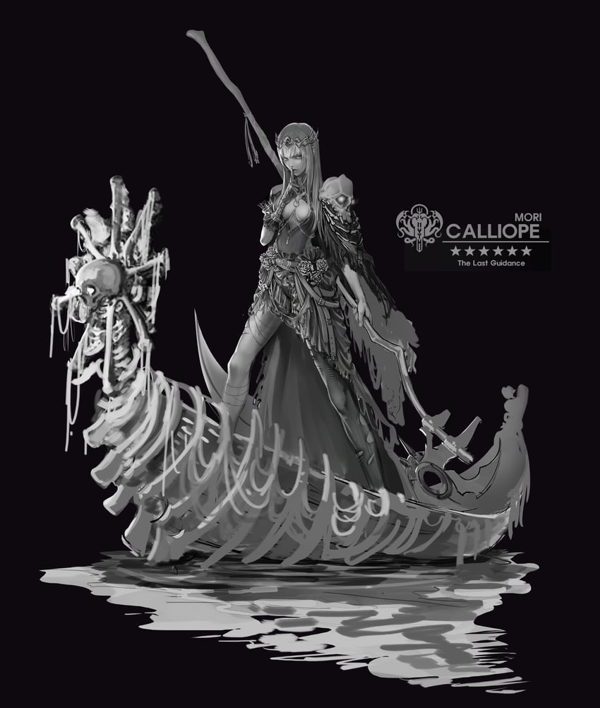 mori calliope (hololive and 1 more) drawn by myo-zin
