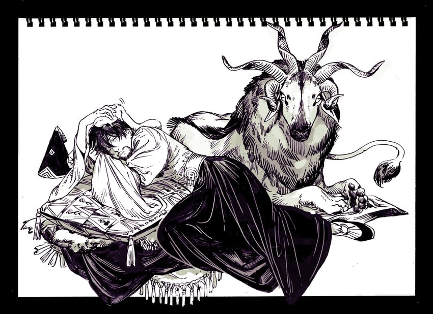 olruggio and brushbuddy (tongari boushi no atelier) drawn by shirahama_kamome