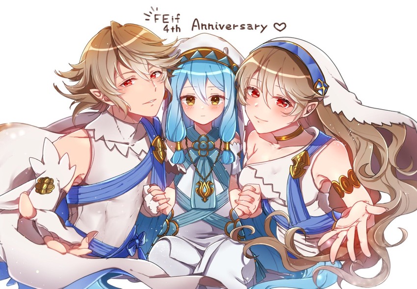 azura, female corrin, and male corrin (fire emblem and 2 more) drawn by nekolook