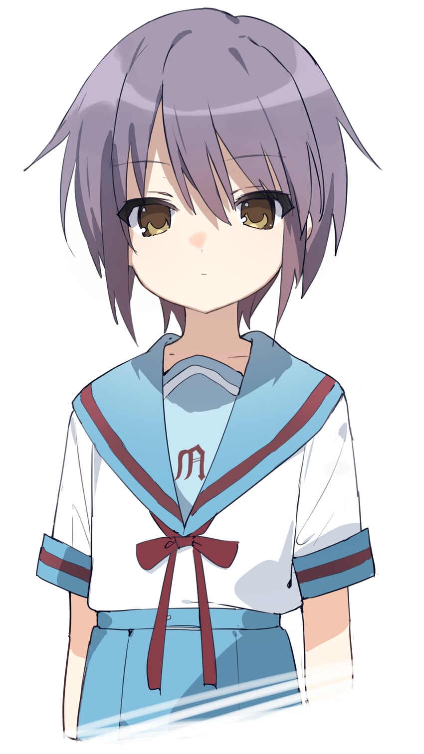 nagato yuki (suzumiya haruhi no yuuutsu) drawn by buran_buta