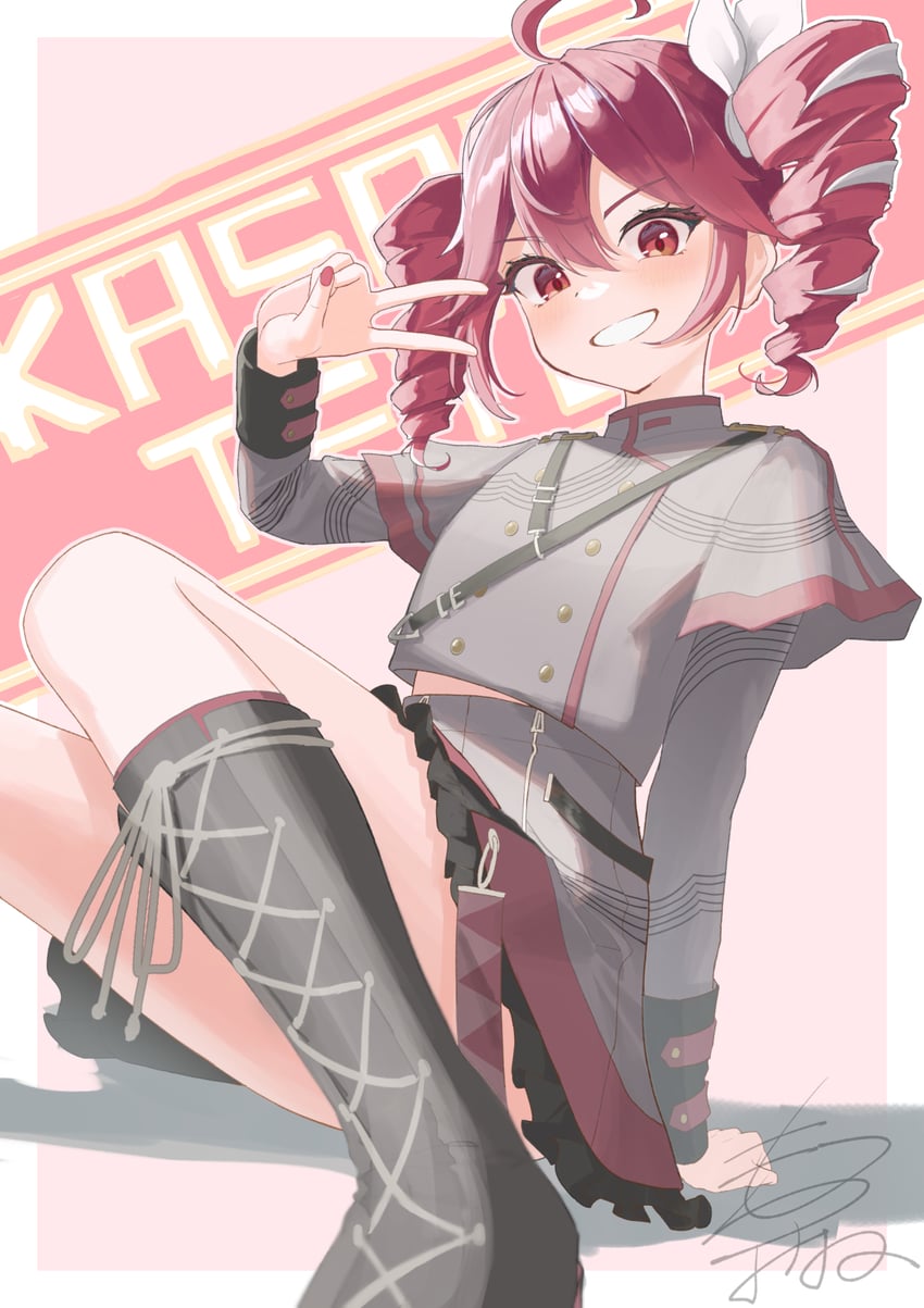 kasane teto (utau and 1 more) drawn by morami_(mora2_shitekita)