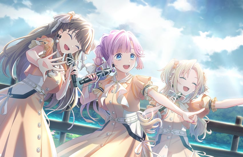 fujishima megumi, osawa rurino, and anyoji hime (love live! and 1 more)