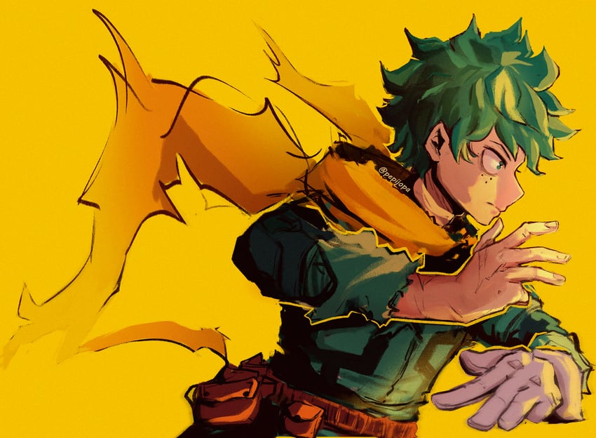 midoriya izuku (boku no hero academia) drawn by pepijopa