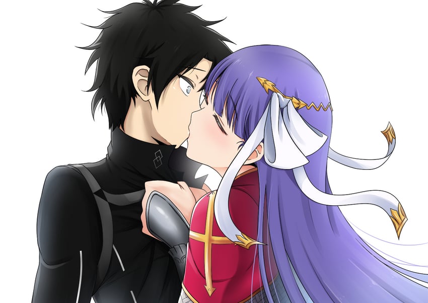 fujimaru ritsuka and martha (fate and 1 more) drawn by kuroakei