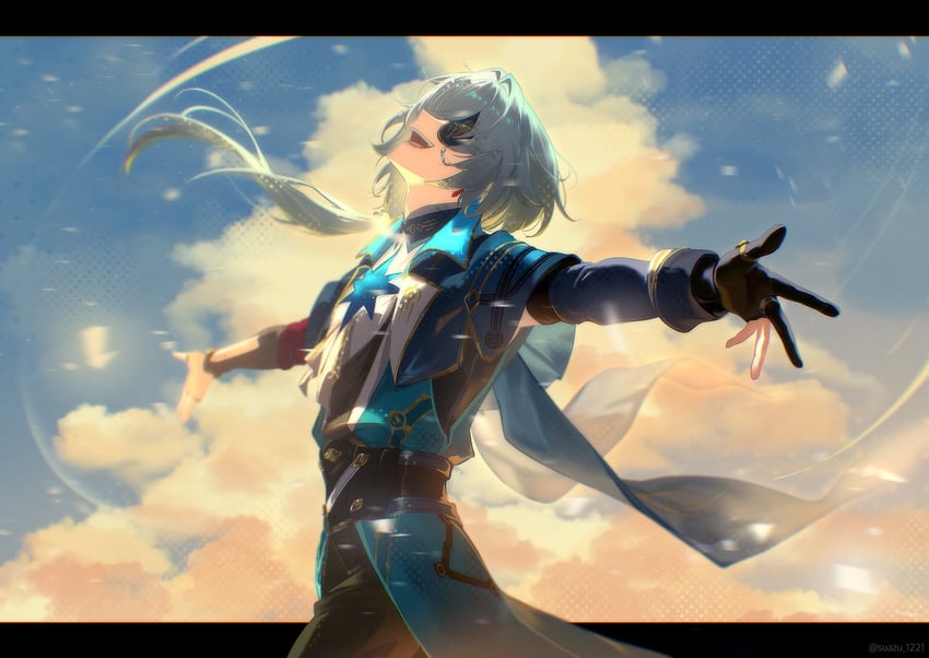 anaxa (honkai and 1 more) drawn by suajeu_1221