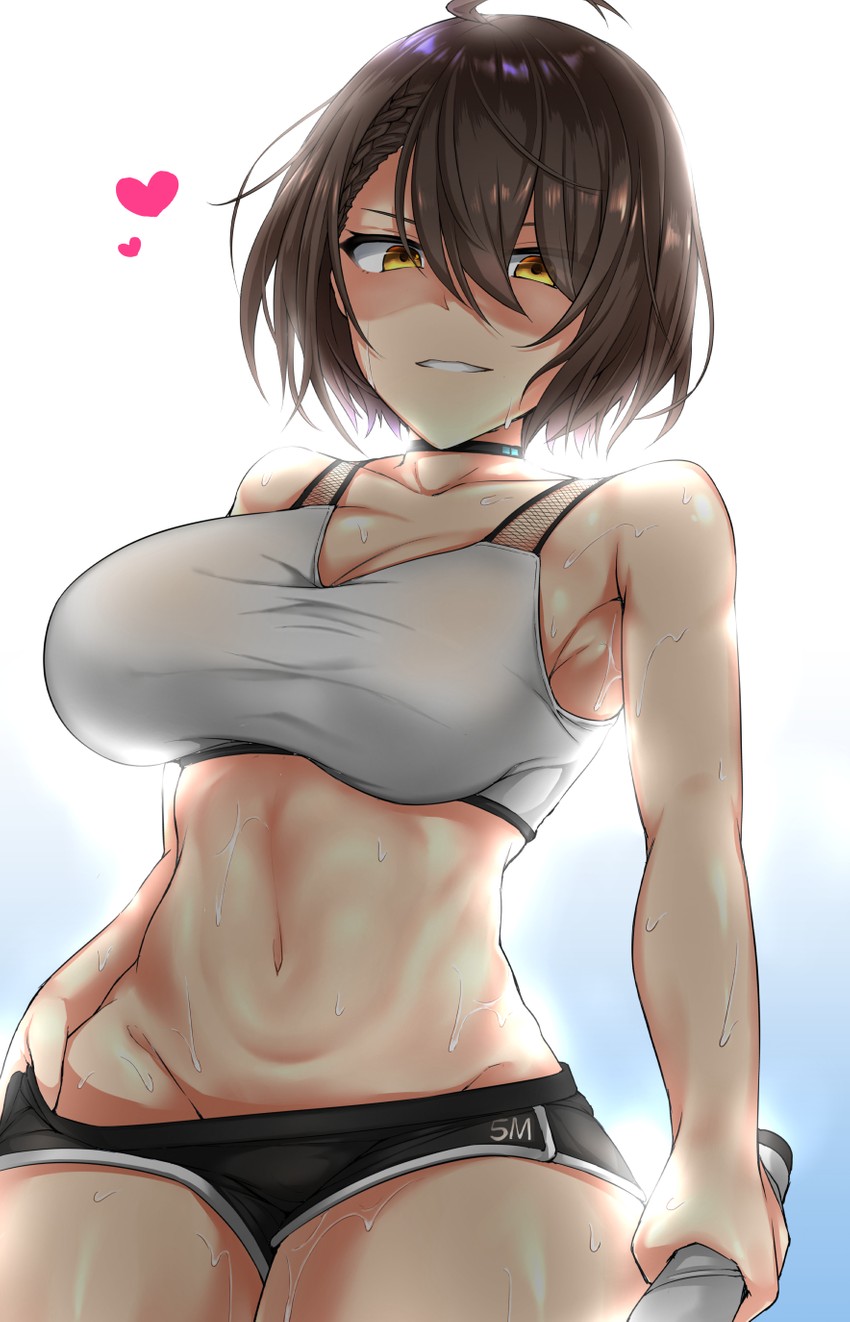 baltimore (azur lane) drawn by okasira_(superkurounmo)