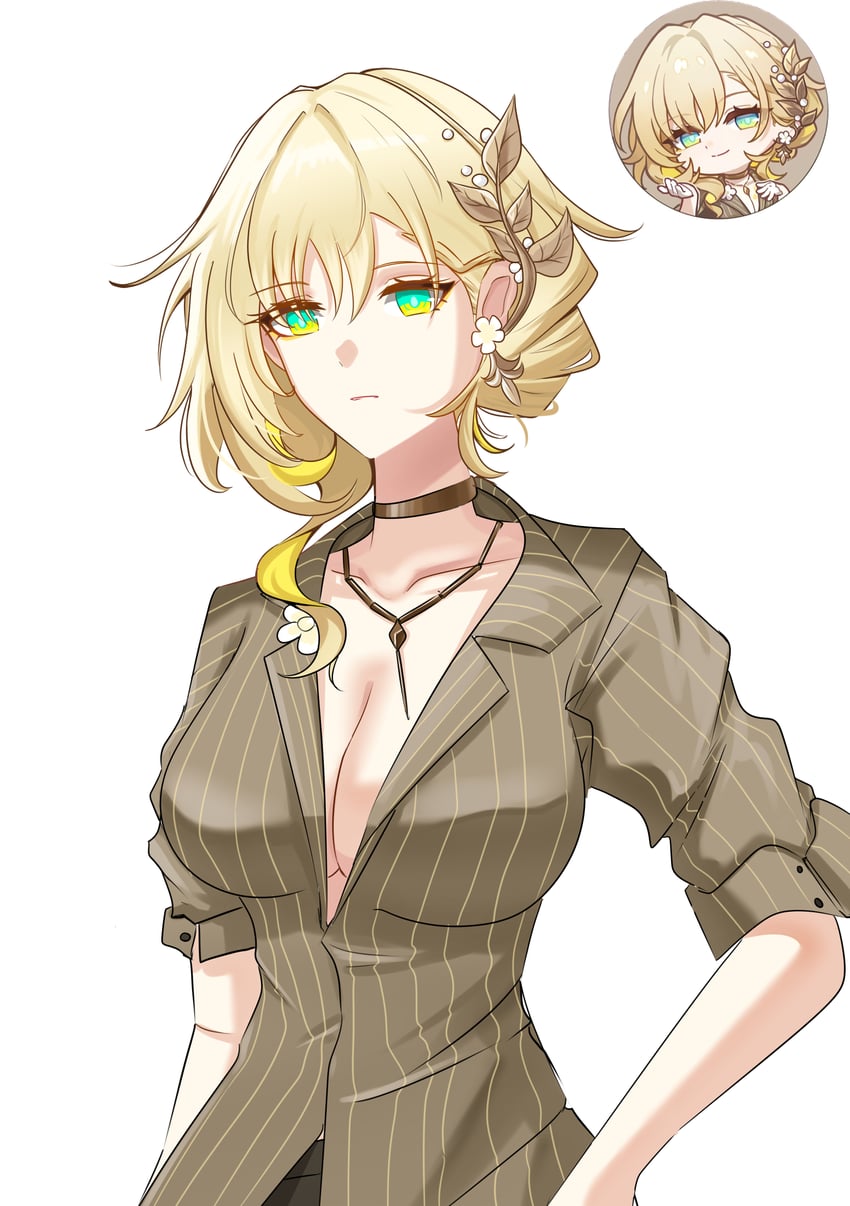 aglaea (honkai and 1 more) drawn by waist_(chem5772)