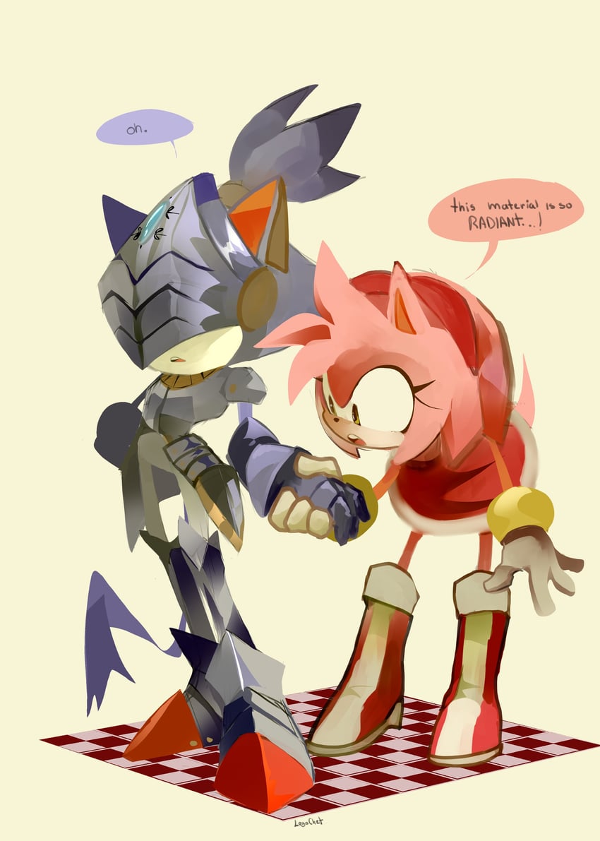 amy rose, blaze the cat, and percival (sonic and 1 more) drawn by legochet