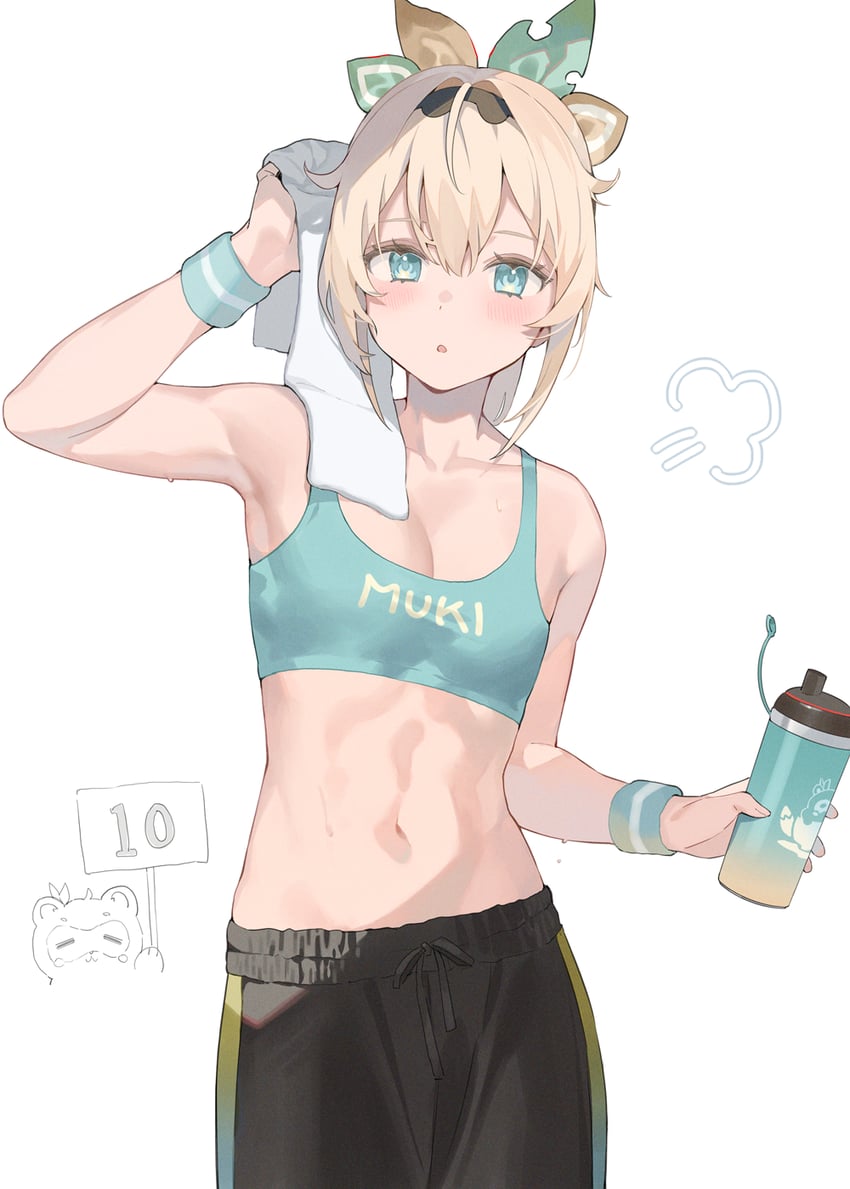 kazama iroha and pokobee (hololive) drawn by hana_mori