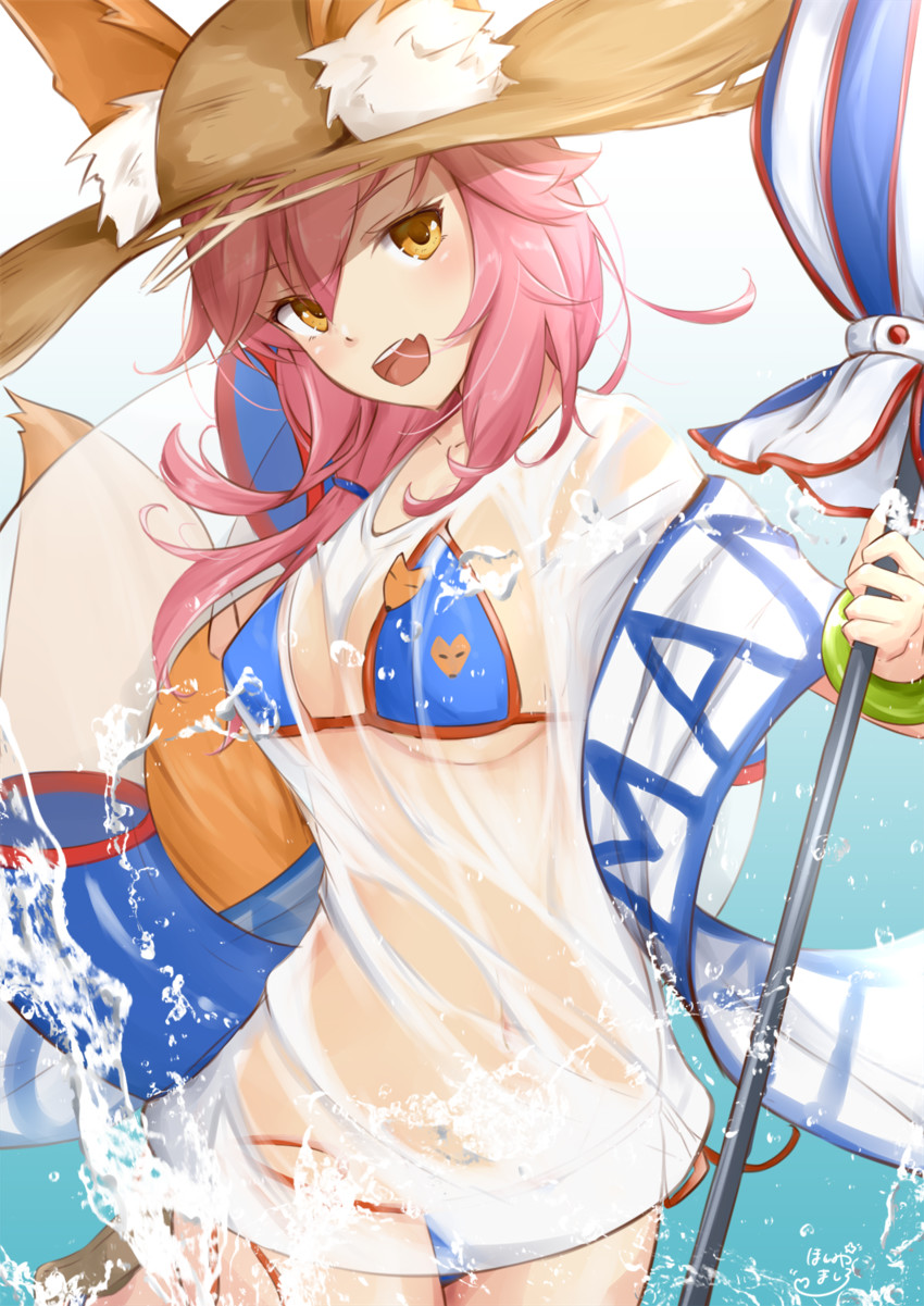 tamamo and tamamo no mae (fate and 1 more) drawn by hoshimiya_mashiro
